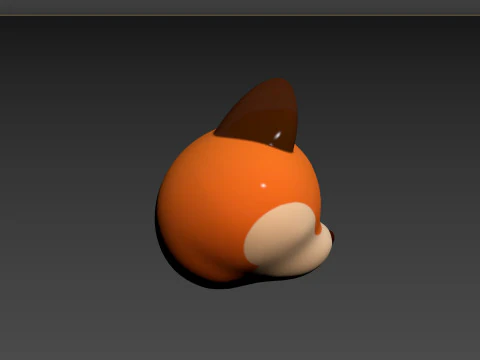 Prop136 Fox Head 3D Model