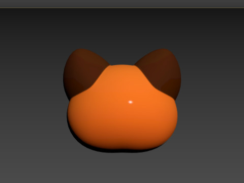Prop136 Fox Head Model 3D