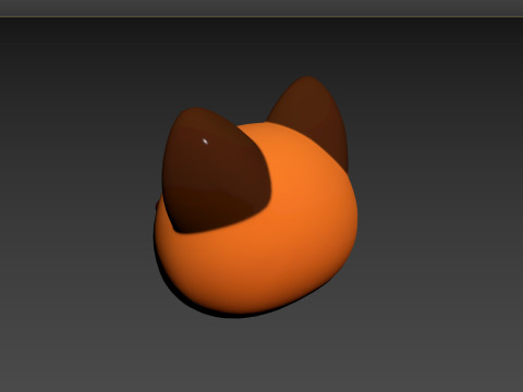Prop136 Fox Head Model 3D
