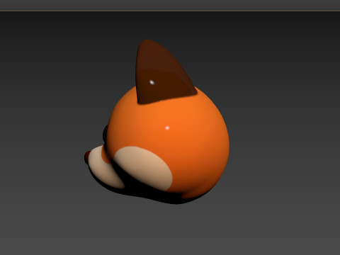 Prop136 Fox Head Model 3D