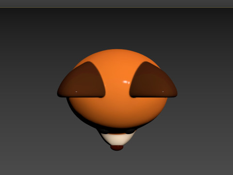 Prop136 Fox Head Model 3D