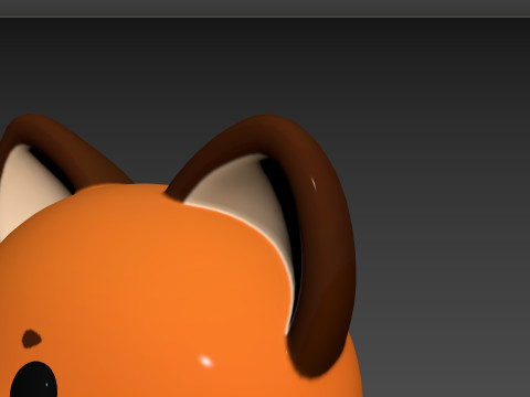 Prop136 Fox Head Model 3D