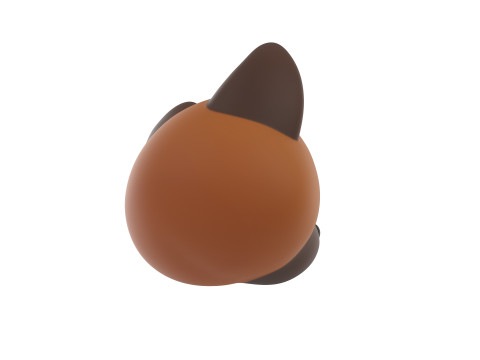 Prop137 German Shepherd Dog Head 3D Модель