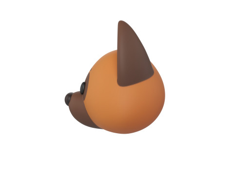 Prop137 German Shepherd Dog Head 3D Модель