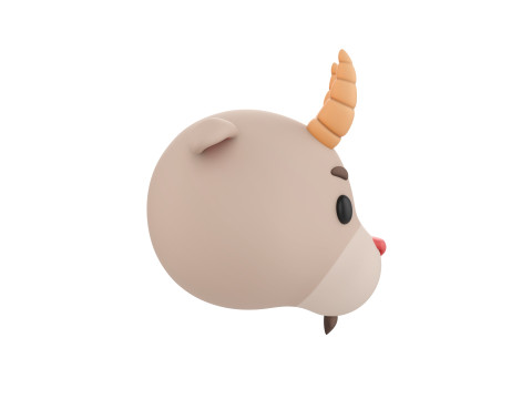 Prop138 Goat Head Modelo 3D