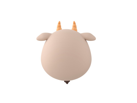 Prop138 Goat Head Modelo 3D