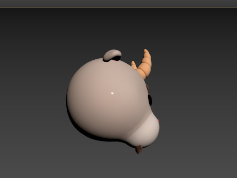 Prop138 Goat Head Modelo 3D