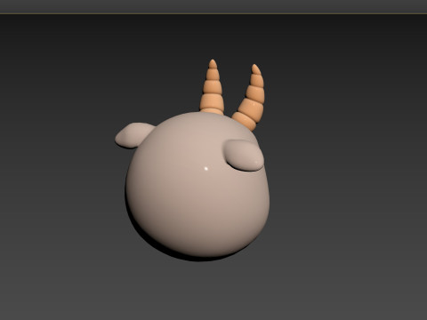 Prop138 Goat Head Modelo 3D