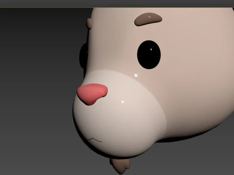 Prop138 Testa di capra Modello 3D