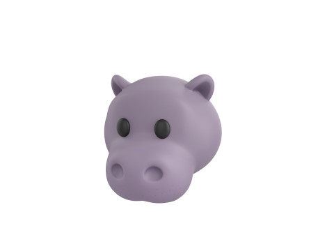 Prop139 Hippo Head 3D Model