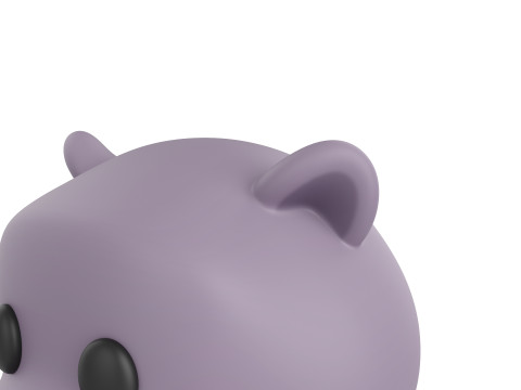 Prop139 Hippo Head Modelo 3D