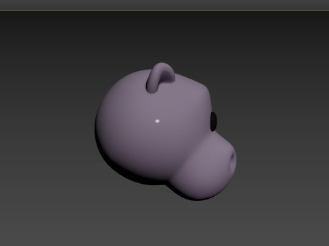 Prop139 Hippo Head Modelo 3D