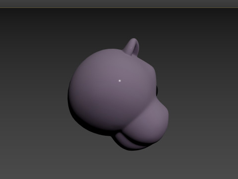 Prop139 Hippo Head Modelo 3D
