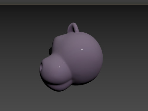 Prop139 Hippo Head Modelo 3D