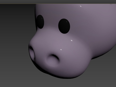 Prop139 Hippo Head Modelo 3D