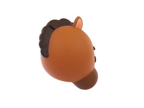 Prop140 Horse Head 3Dモデル