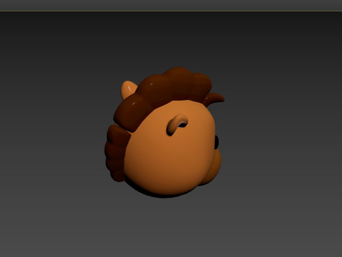 Prop140 Horse Head 3Dモデル