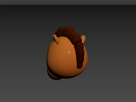 Prop140 Testa di cavallo Modello 3D