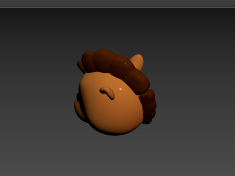 Prop140 Horse Head 3Dモデル