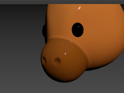 Prop140 Horse Head 3Dモデル