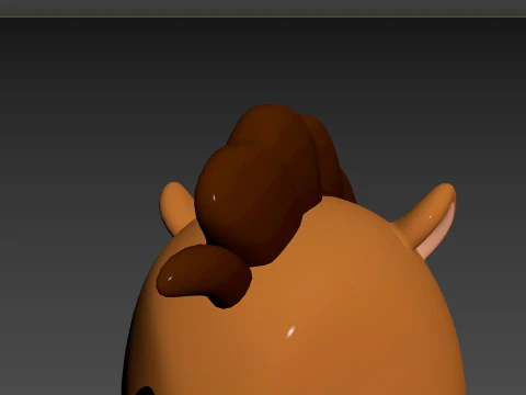 Prop140 Testa di cavallo Modello 3D