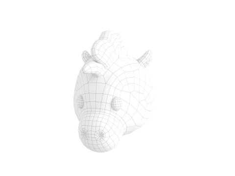 Prop140 Horse Head 3Dモデル