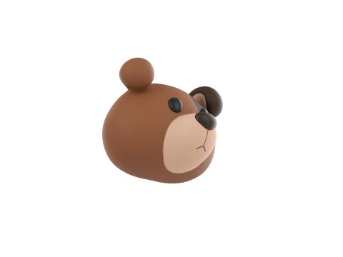 Prop141 Jack Russell Dog Head 3D Model