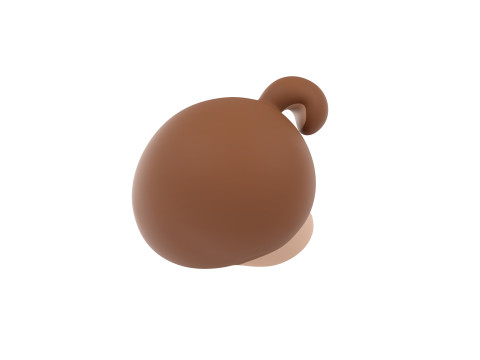 Prop141 Jack Russell Dog Head 3D 模型