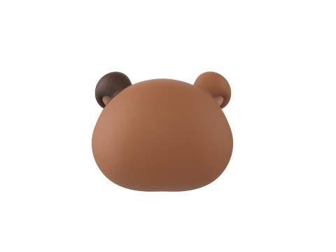 Prop141 Jack Russell Dog Head 3D 模型