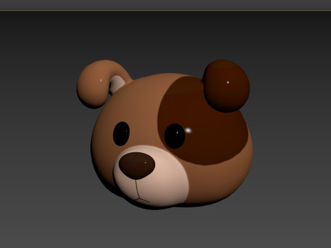 Prop141 Jack Russell Dog Head 3D 模型
