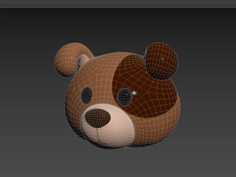 Prop141 Jack Russell Dog Head 3D Model