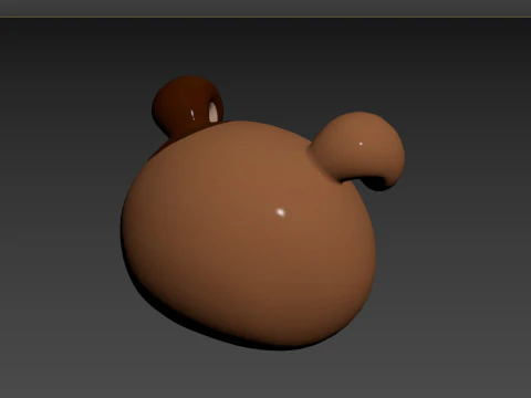 Prop141 Jack Russell Dog Head 3D Model