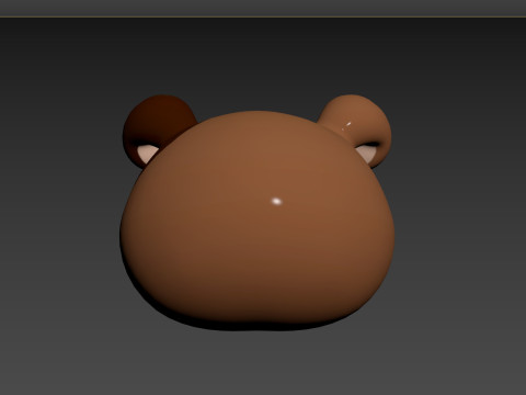 Prop141 Jack Russell Dog Head 3D 模型
