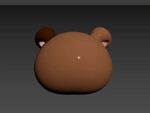 Prop141 Jack Russell Dog Head 3D Model