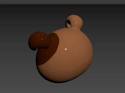 Prop141 Jack Russell Dog Head 3D Model