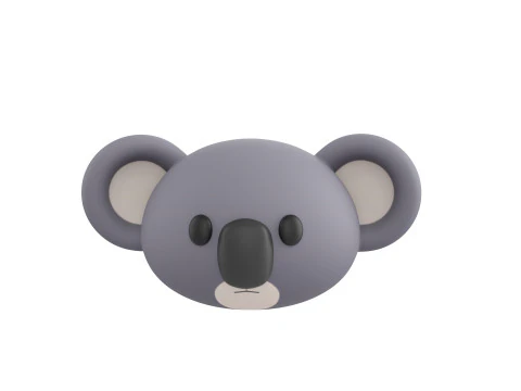 Prop142 Koala Head 3D Model