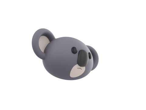 Prop142 Koala Head 3D 模型