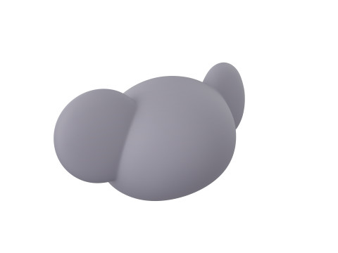 Prop142 Koala Head 3D 模型