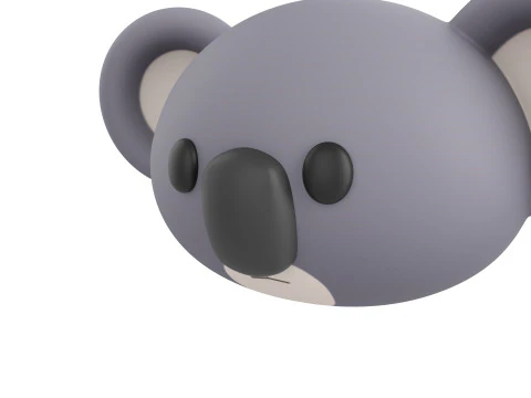 Prop142 Koala Head 3D Model