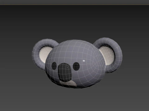 Prop142 Koala Head 3D Model