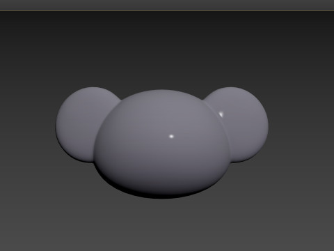 Prop142 Koala Head 3D 模型
