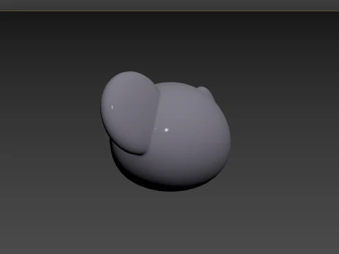 Prop142 Koala Head 3D Model