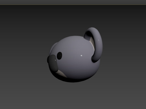 Prop142 Koala Head 3D 模型