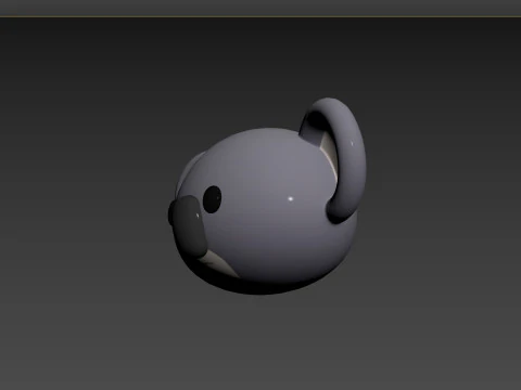 Prop142 Koala Head 3D Model