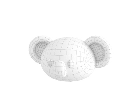 Prop142 Koala Head 3D 模型