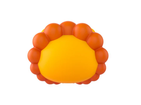 Prop143 Lion Head 3D Model