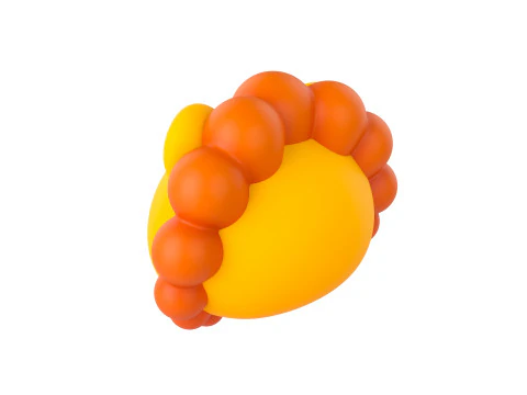 Prop143 Lion Head 3D Model