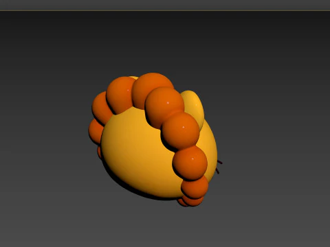 Prop143 Lion Head 3D Model