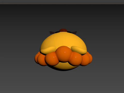 Prop143 Lion Head 3D Model