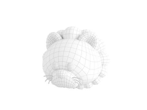 Prop143 Lion Head 3D Model